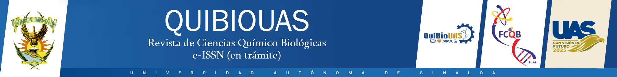 Logo QUIBIOUAS Revista de Ciencias Químico Biológicas