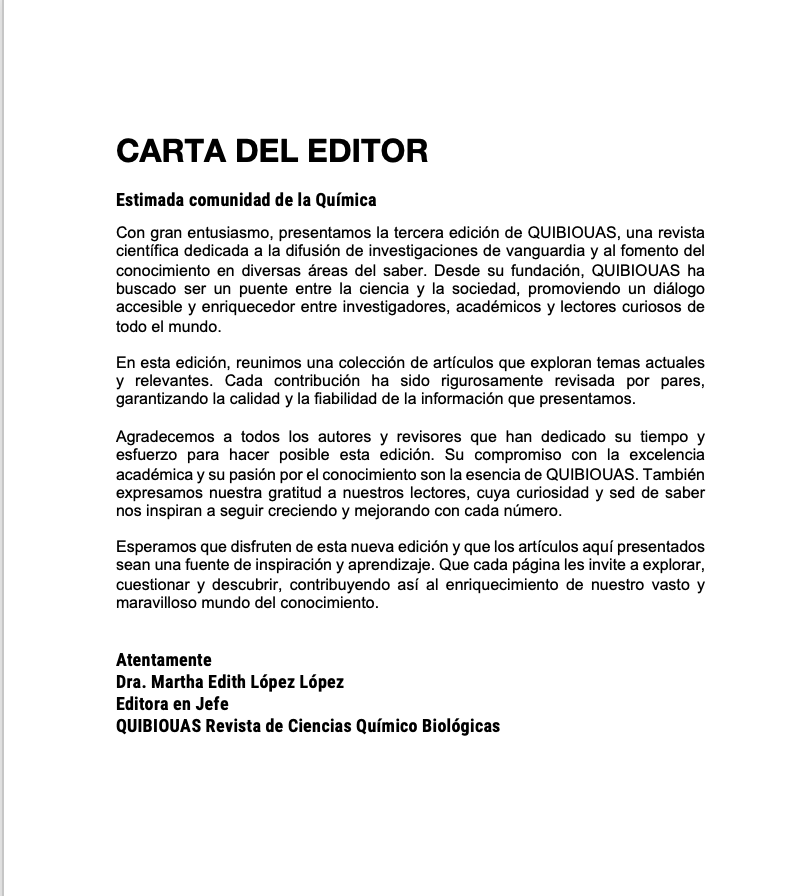 Carta al editor 