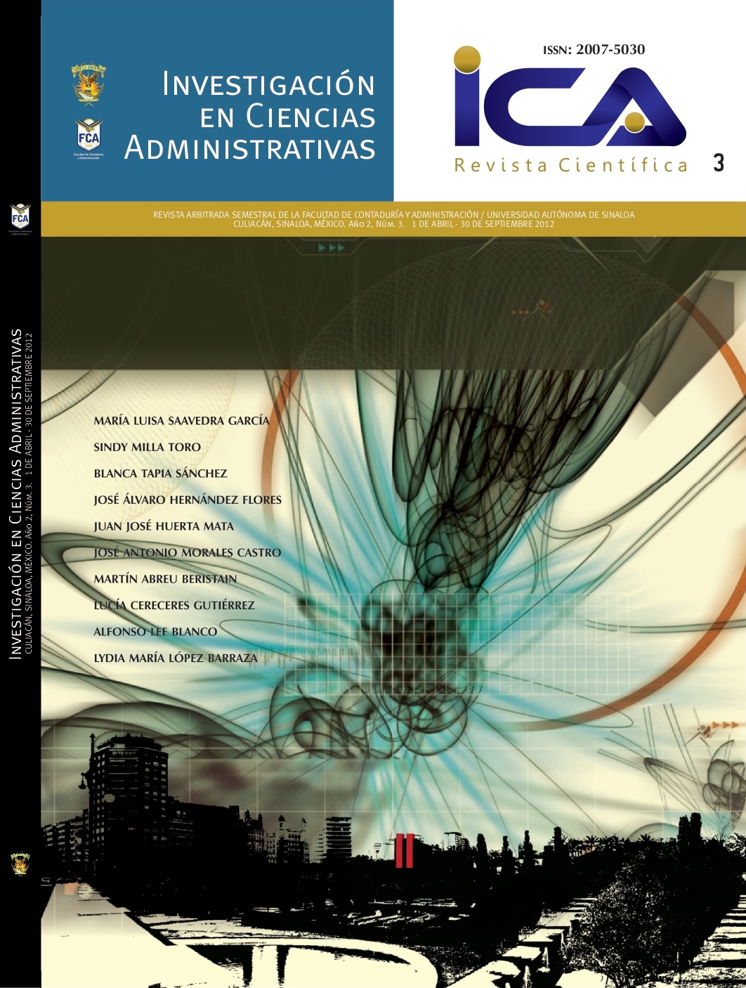 Portada: Investigación en Ciencias Administrativas