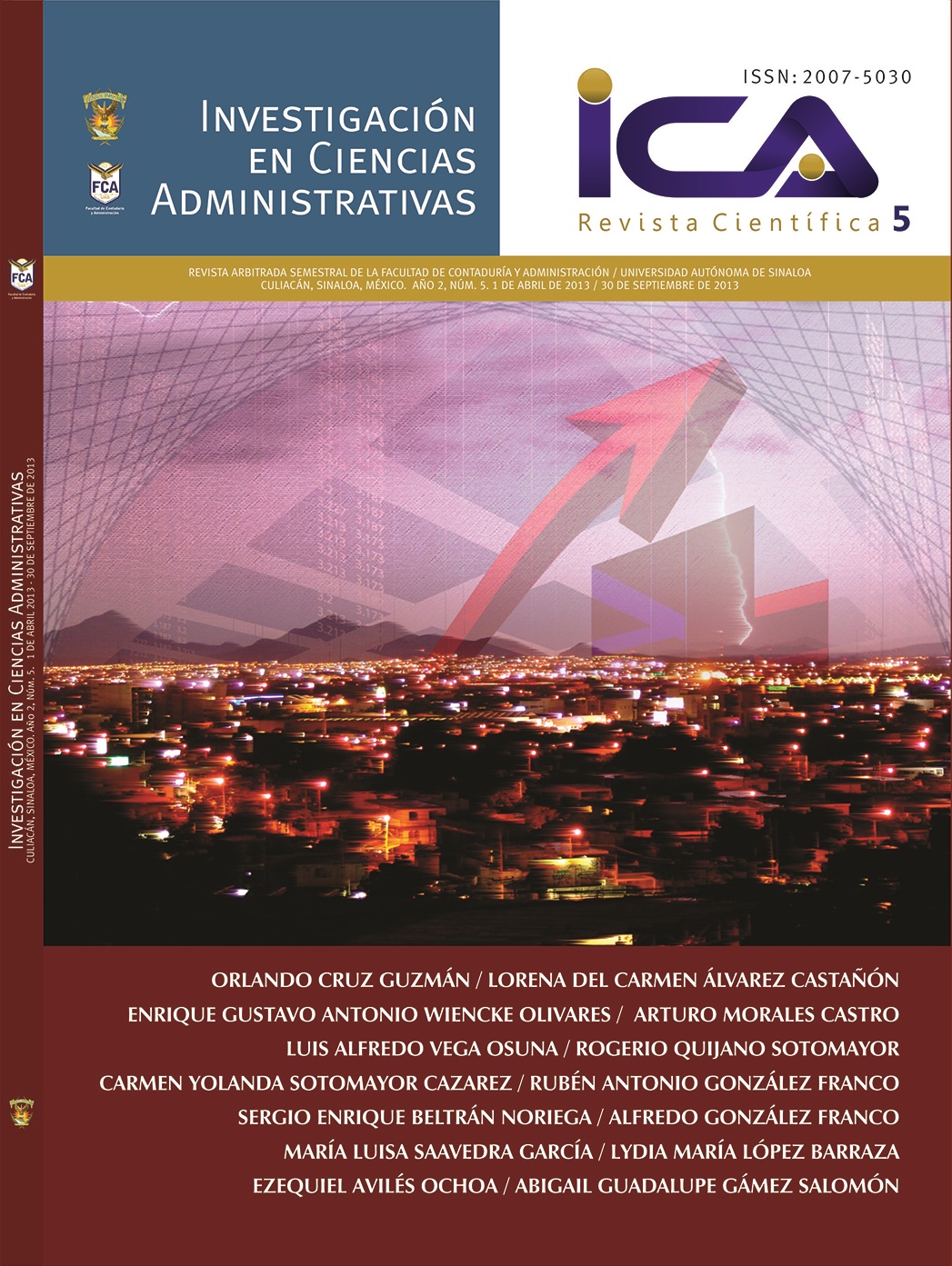 Portada: Investigación en Ciencias Administrativas