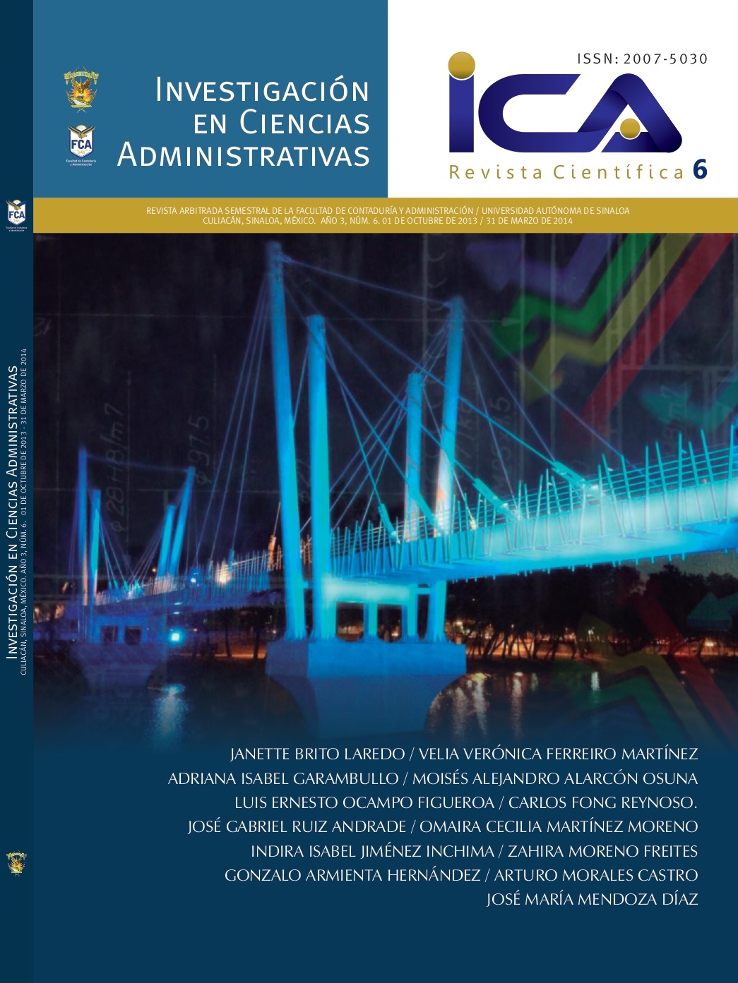 Portada: Investigación en Ciencias Administrativas