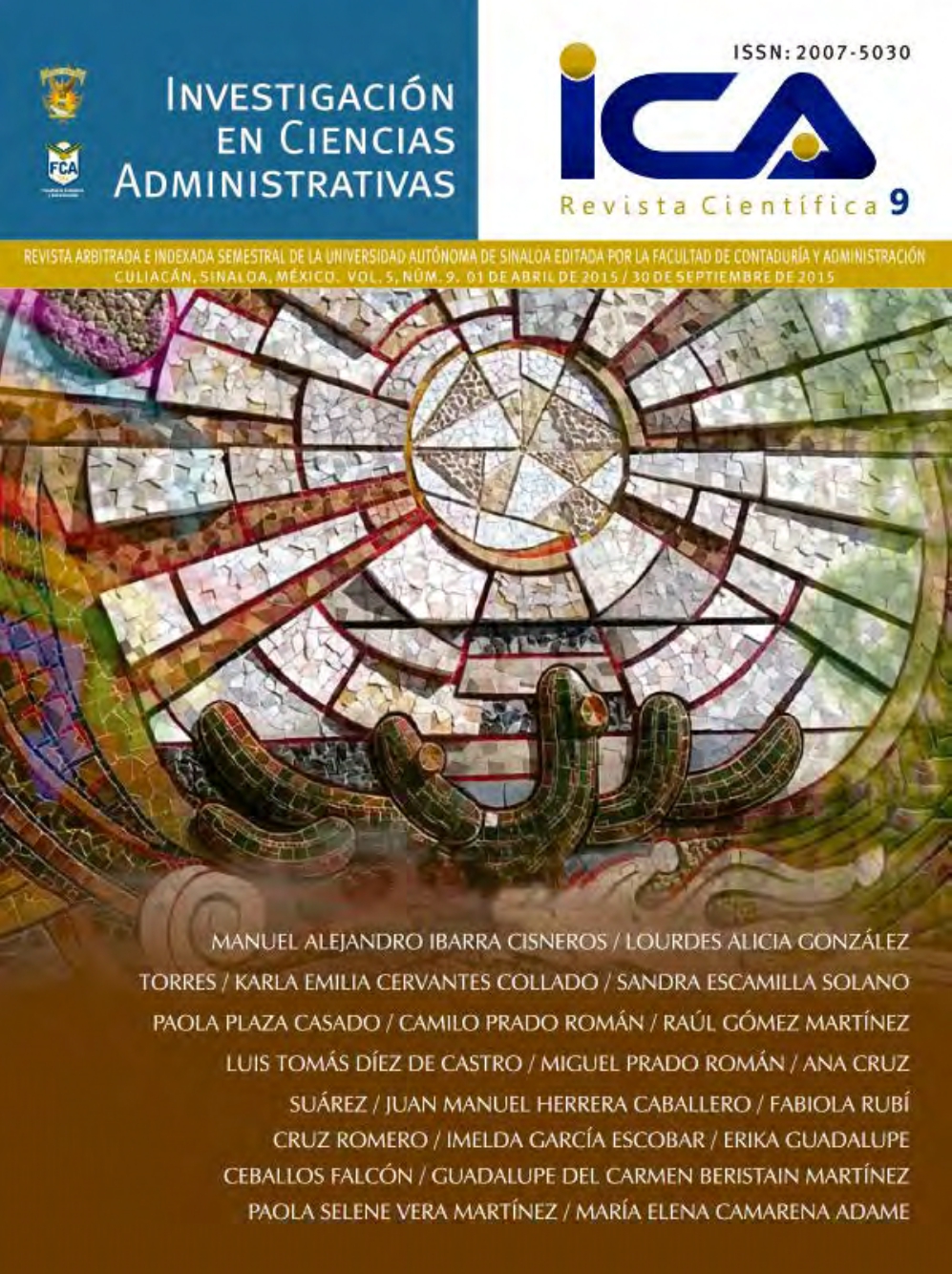 Portada: Investigación en Ciencias Administrativas