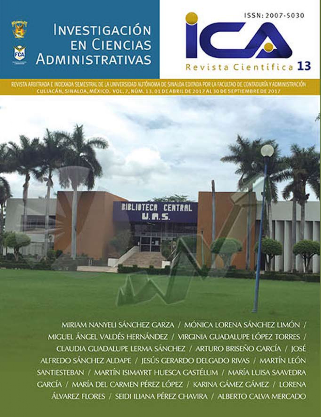 Portada: Investigación en Ciencias Administrativas