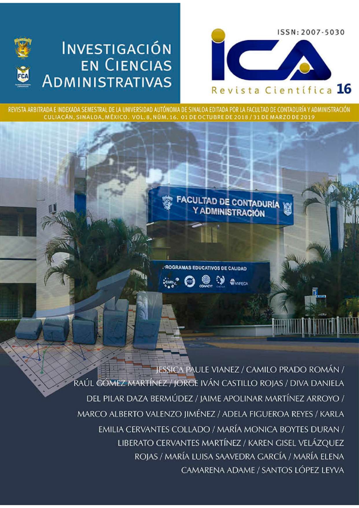 Portada: Investigación en Ciencias Administrativas