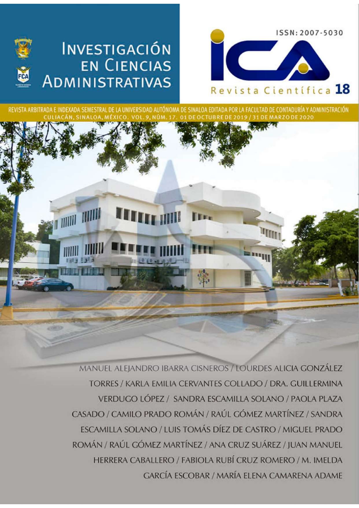 Portada: Investigación en Ciencias Administrativas