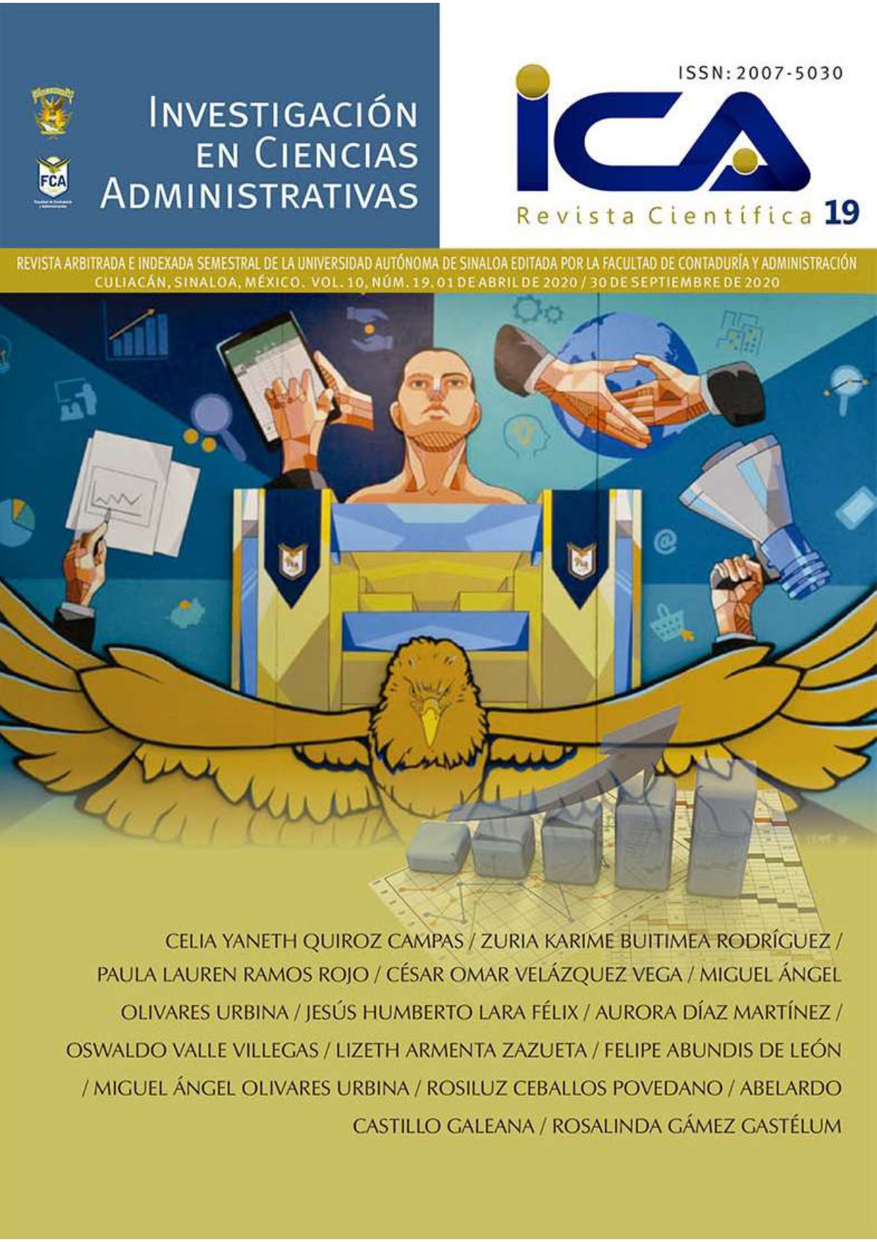 Portada: Investigación en Ciencias Administrativas