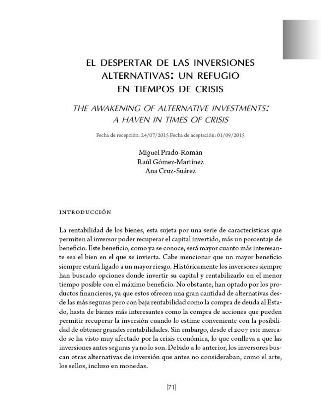 El despertar de las inversiones alternativas: un refugio en tiempos de crisis