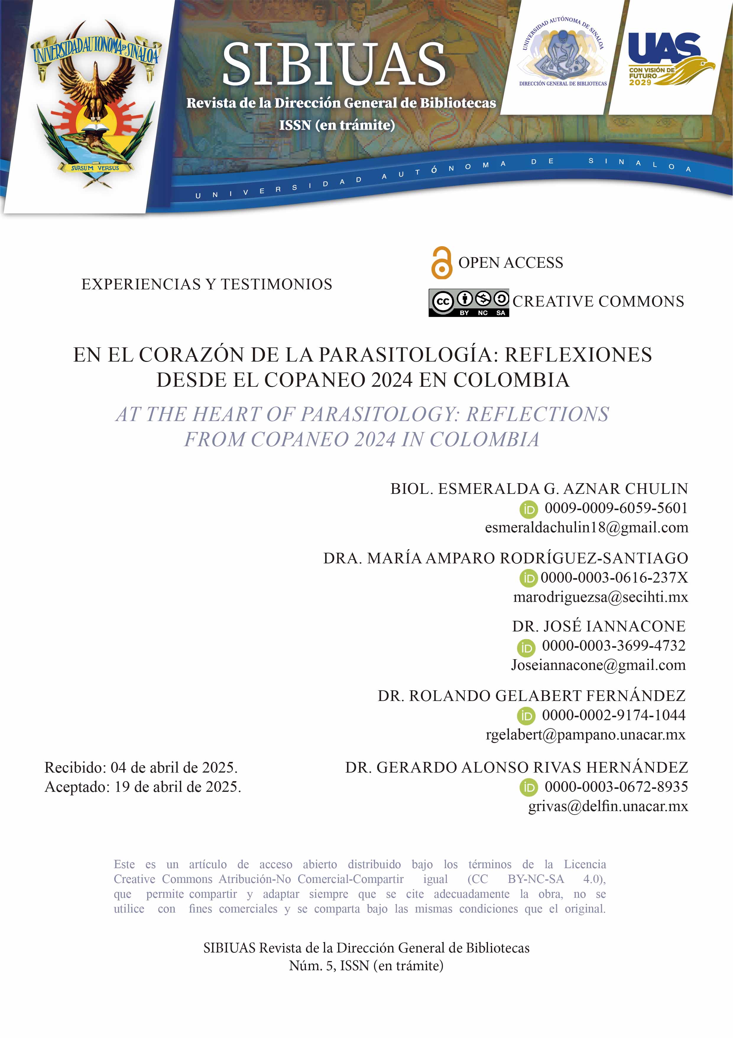 Portada En el corazón de la parasitología: reflexiones desde el COPANEO 2024 en Colombia