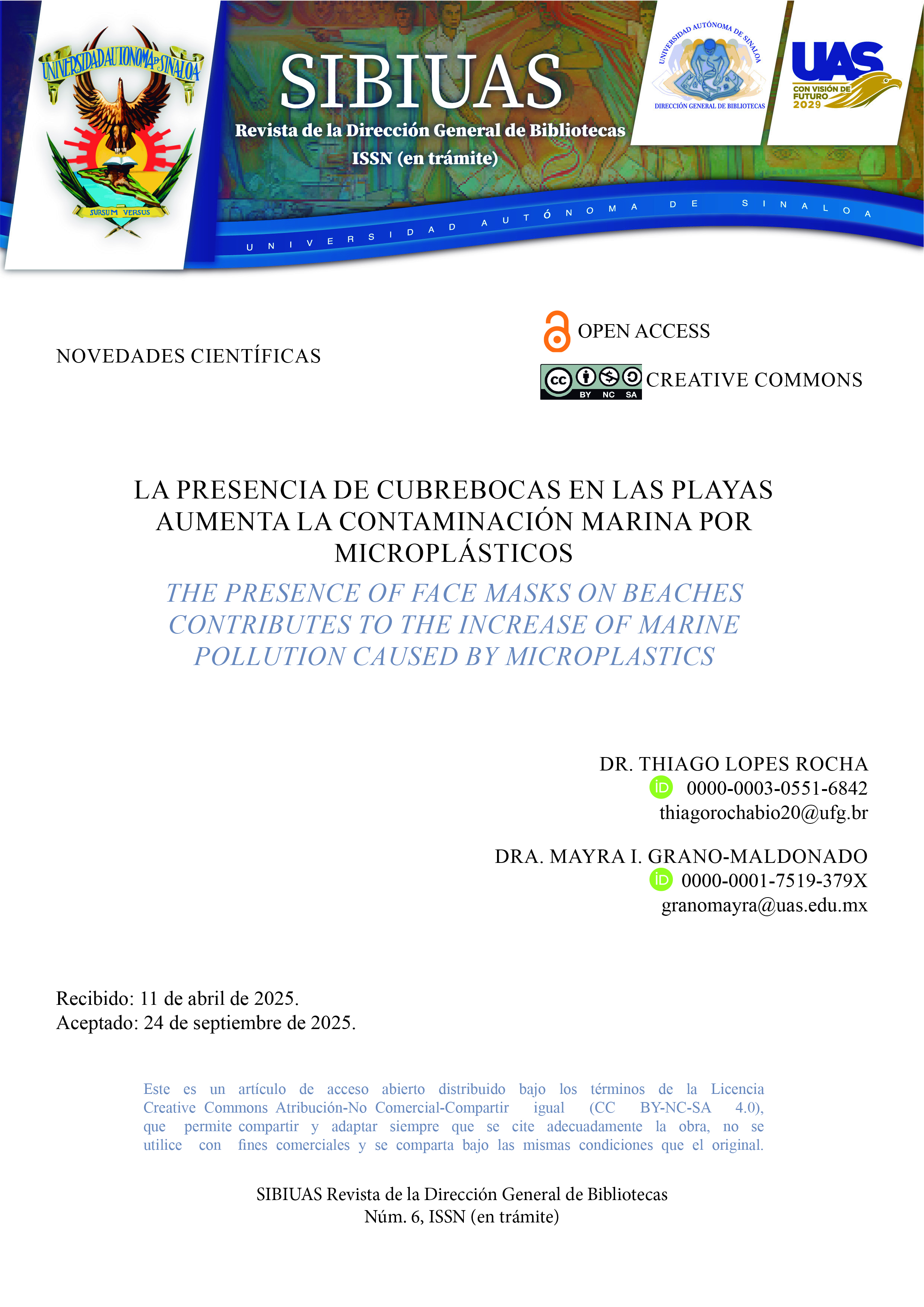 Portada La presencia de cubrebocas en las playas