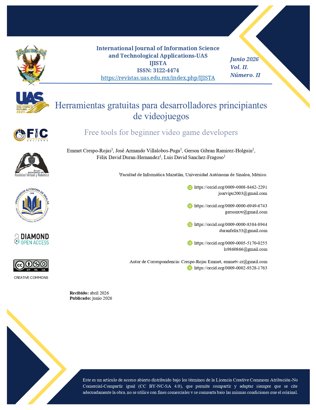 Herramientas gratuitas para desarrolladores principiantes de videojuegos.