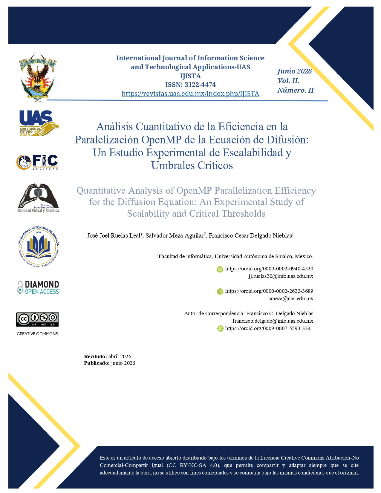 Análisis Cuantitativo de la Eficiencia en la Paralelización OpenMP de la Ecuación de Difusión: Un Estudio Experimental de Escalabilidad y Umbrales Críticos