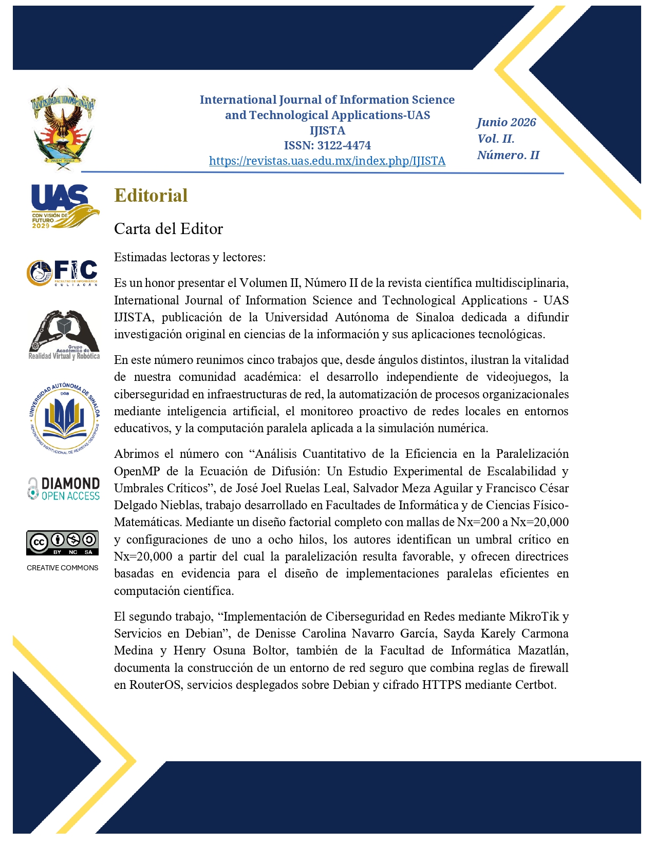Carta del Editor