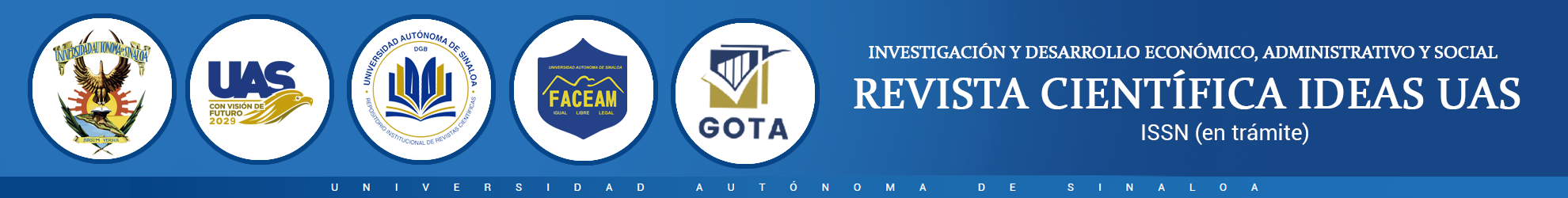 Logo - INVESTIGACIÓN Y DESARROLLO ECONÓMICO, ADMINISTRATIVO Y SOCIAL – REVISTA CIENTÍFICA IDEAS UAS