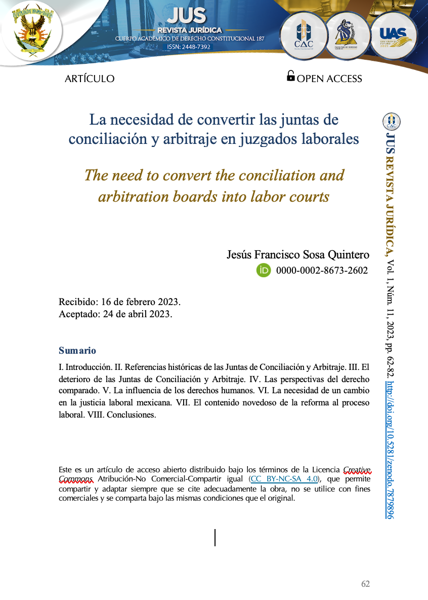 La necesidad de convertir las juntas de conciliación y arbitraje en juzgados laborales