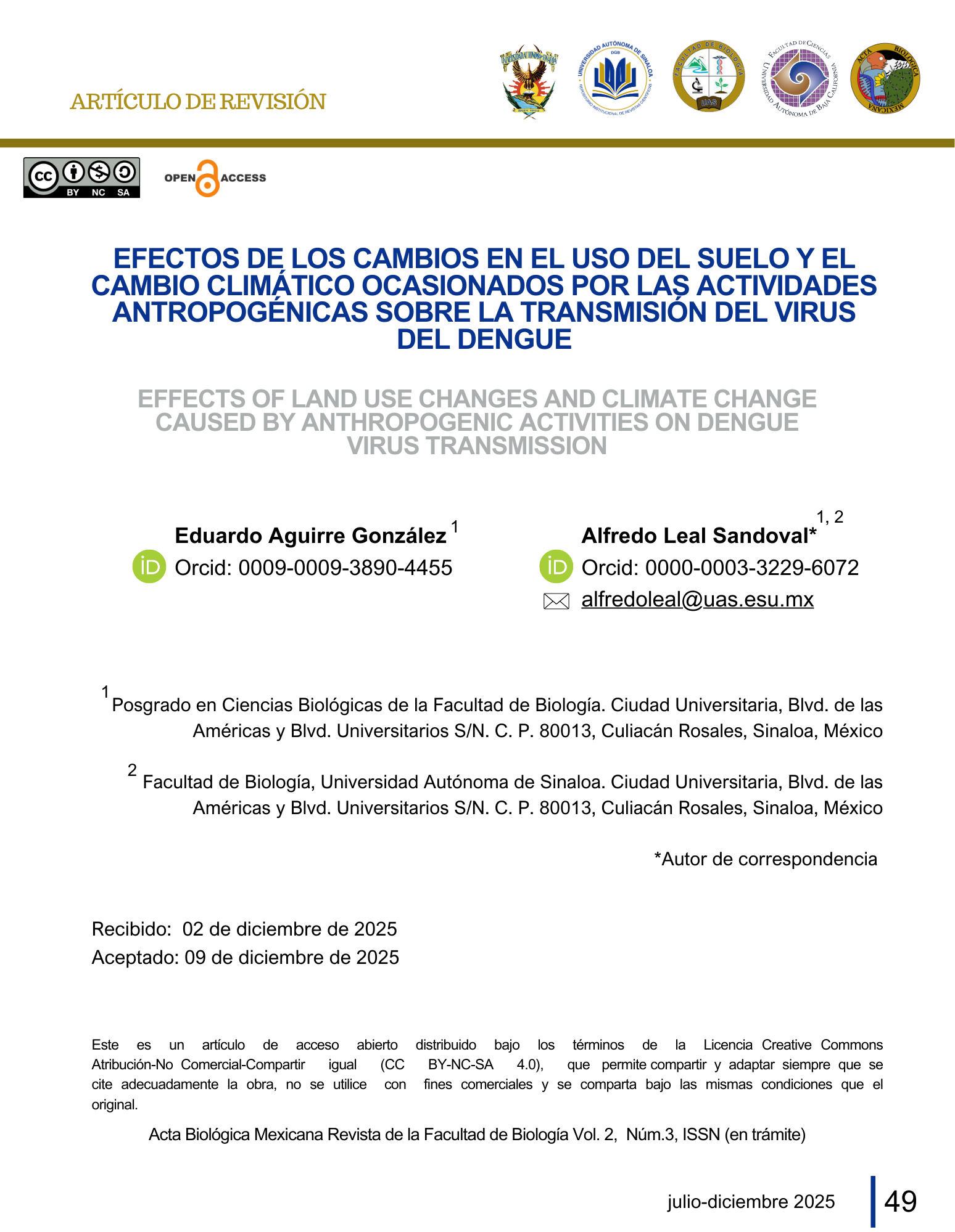 Portada artículo de revisión 