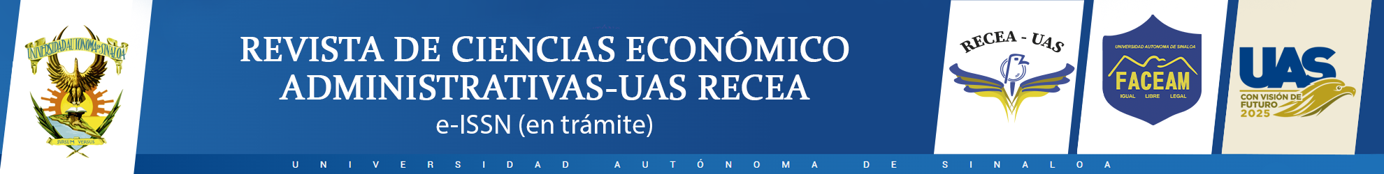 Logo Revista de Ciencias Económico Administrativas - UAS RECEA