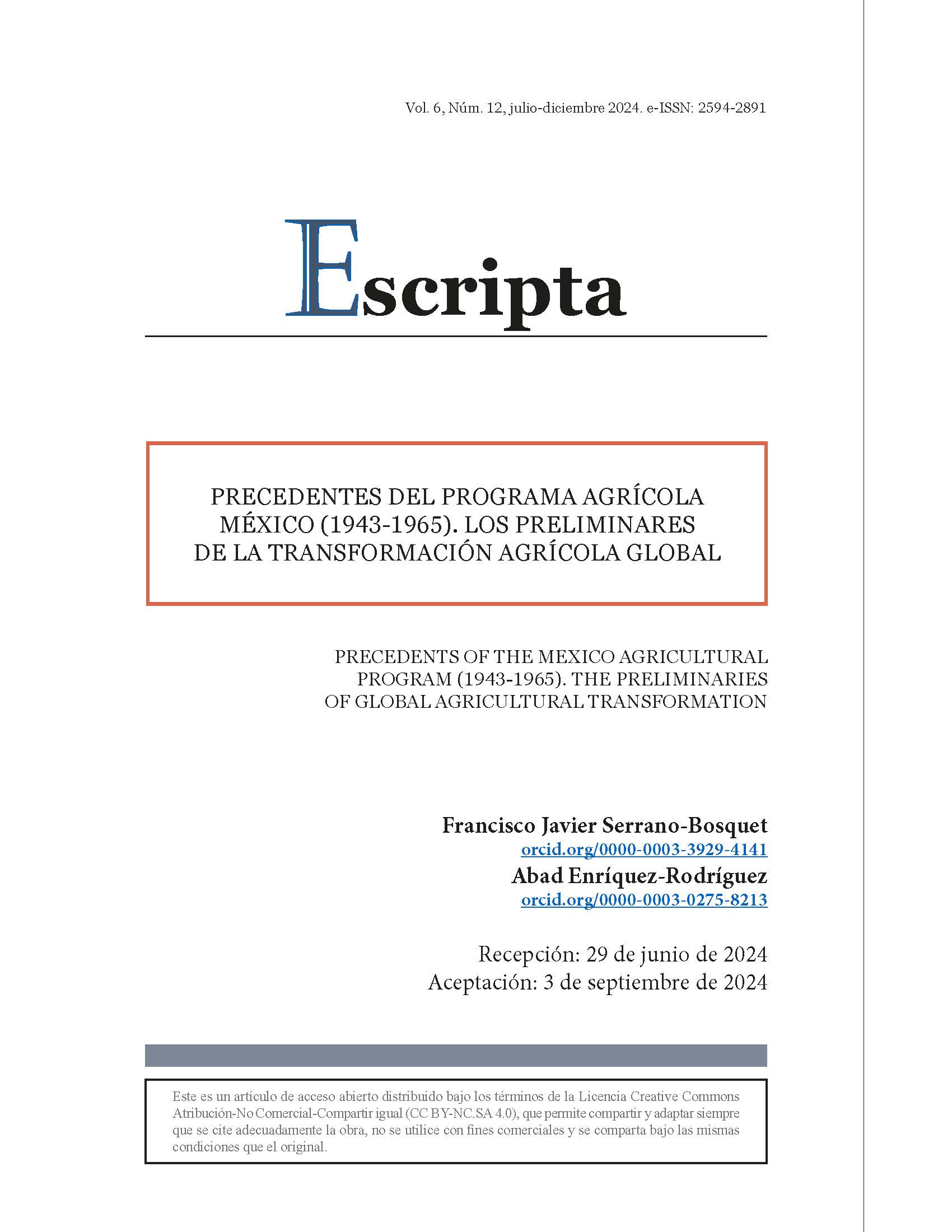 Escripta Vol. 6, núm. 12