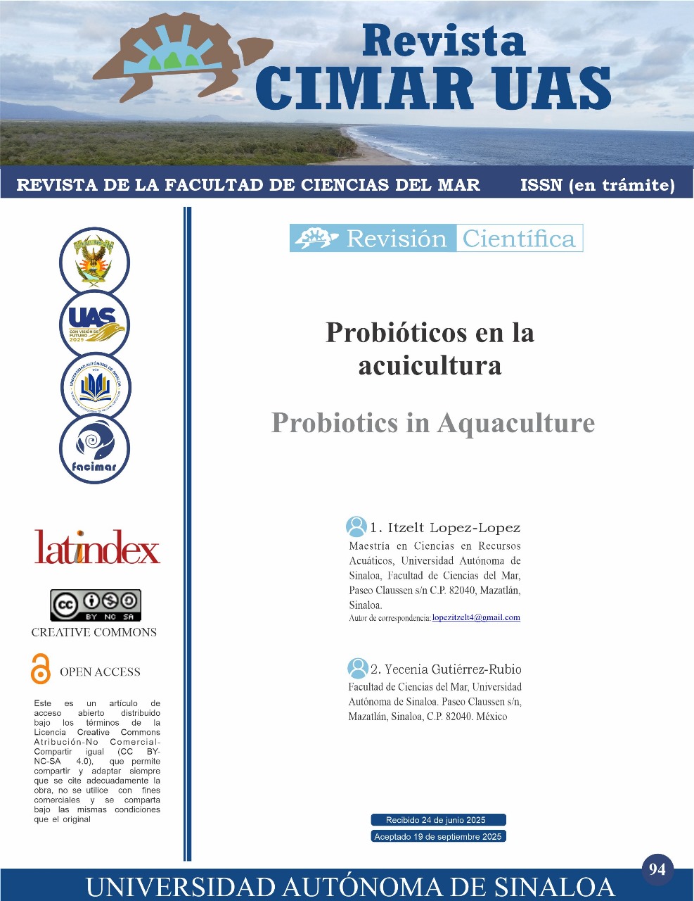 Probióticos en la acuicultura