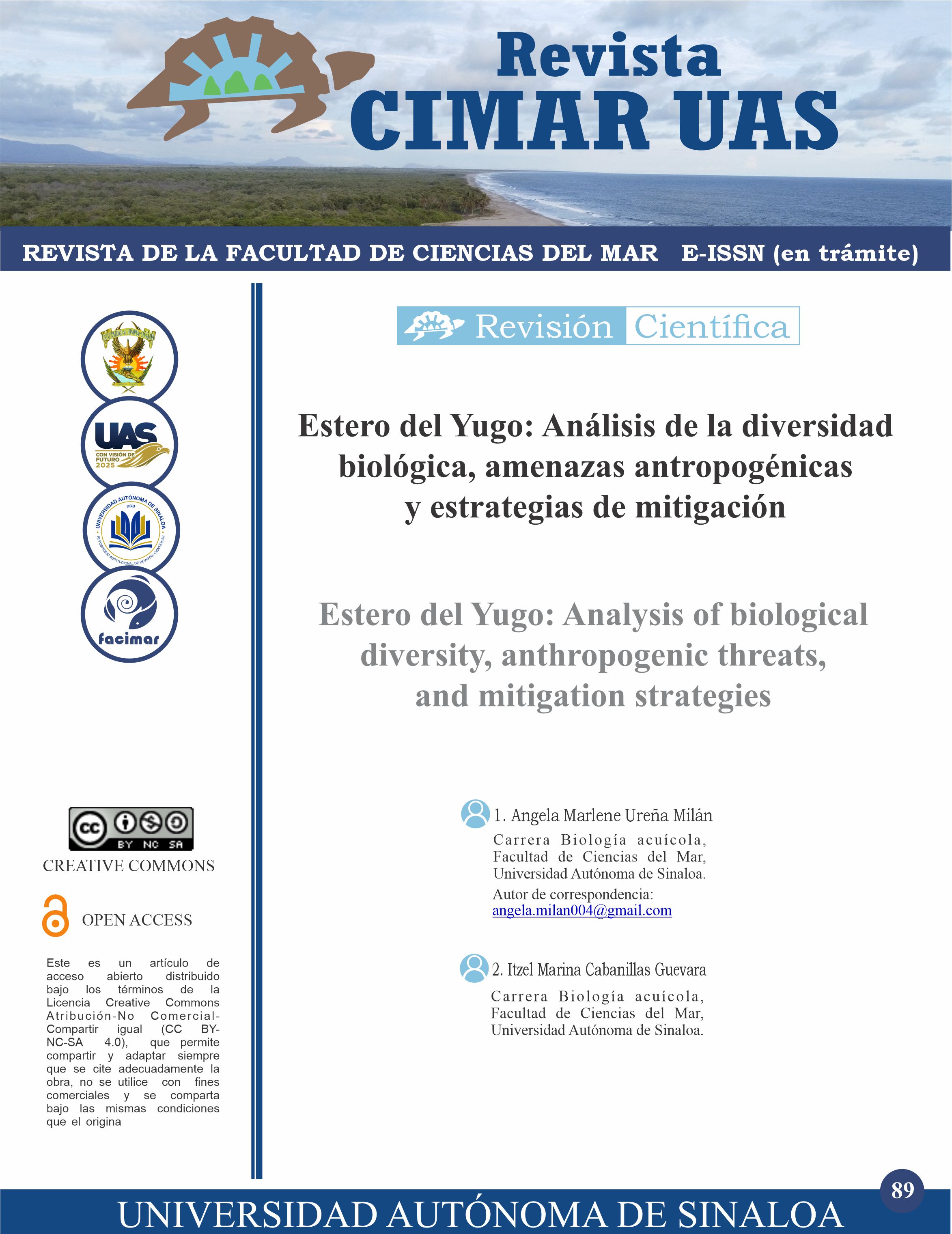 Estero del Yugo: Análisis de la Diversidad Biológica, Amenazas Antropogénicas y Estrategias de Mitigación